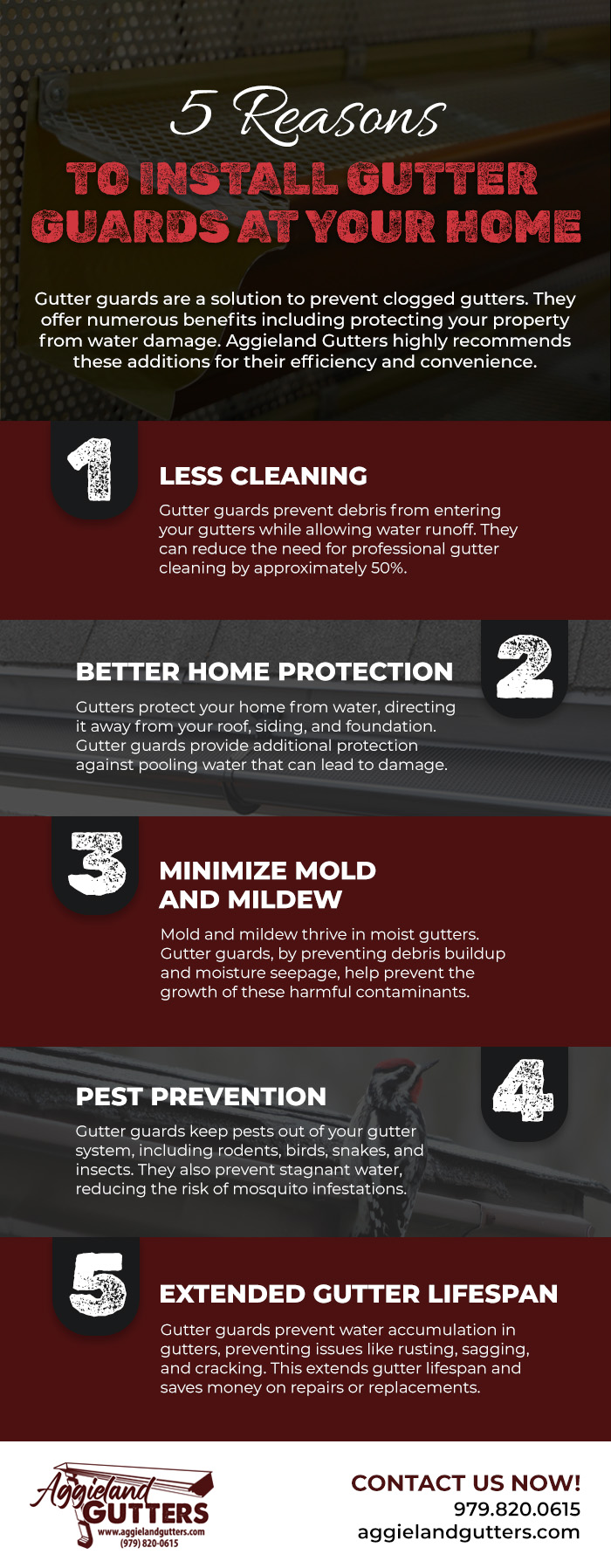There are many reasons to put gutter guards on your home.